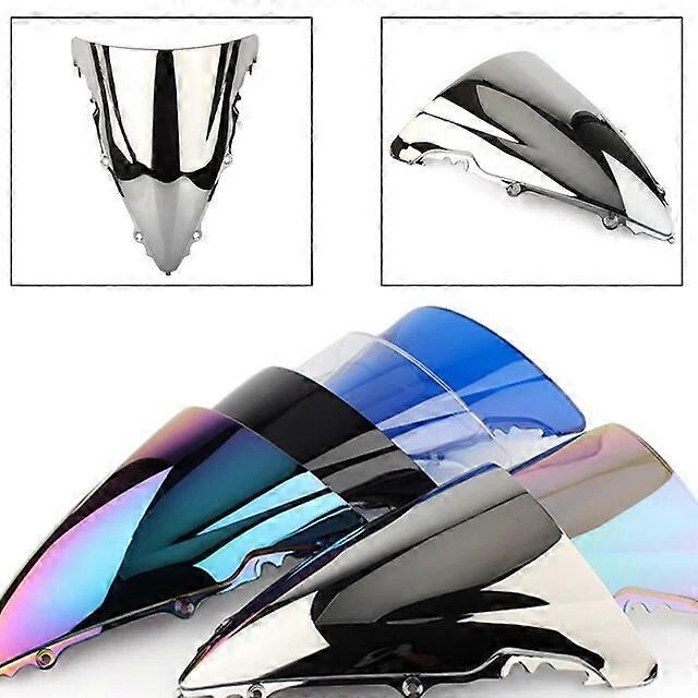 Back Protectors For Yamaha YZF-R6 YZF R6 YZFR6 2003 2004 2005 Motorcycle Double Bubble Windshield Deflector Protector Windscreen Accessories