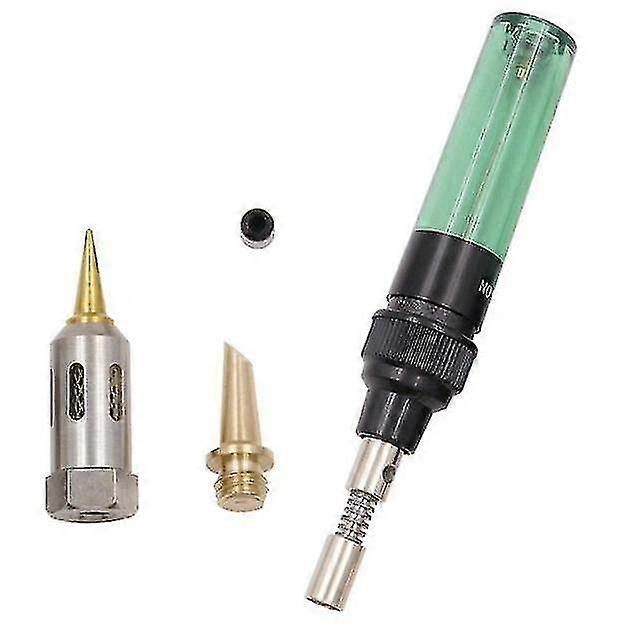 4 In 1 Portable Sing Iron Kit Portable Pen Burner Blow Gas Sing Iron Cordless Butane Tip Tool