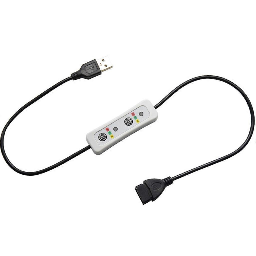 Universal 5V USB Extension Remote Control 3-Speed Timing Switch Power Cable for USB Ceiling Fan USB LED Light Lamp