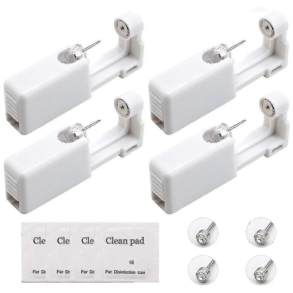 Ear Piercing Gun Self Ear Piercing Kit Disposable Ear Stud Gun Kit No Pain