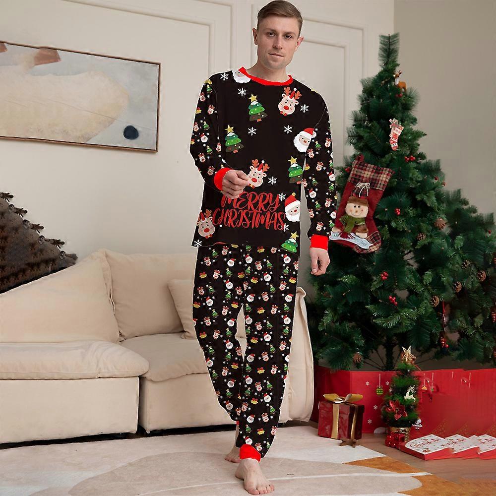 Crianças Bebês Natal Família Combinando Pijamas Natal Estampado Adulto Pijamas Pijamas Pjs Set Kit