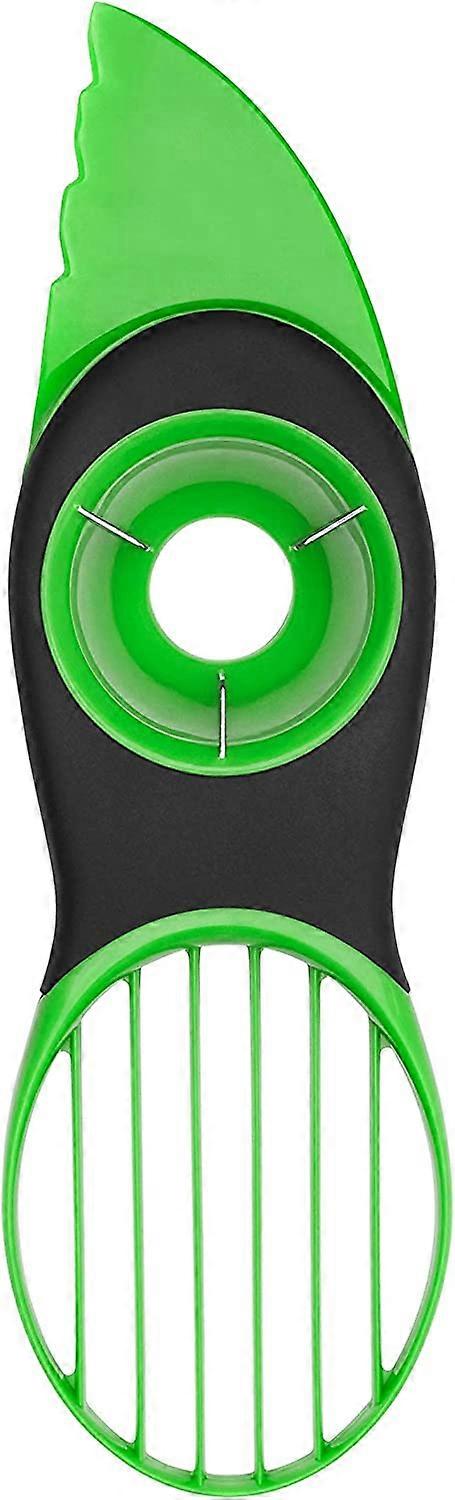 Avocado Slicer - Grün Multifunktionaler Avocado Cut Avocado Separator 3 in 1 Avocado Messer Schneiden Separator Fabrik
