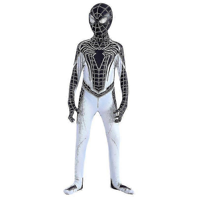 スパイダーマンネガティブスーツコスプレコスチュームパーティージャンプスーツフィット子供服スパイダーマンフェイスペイント