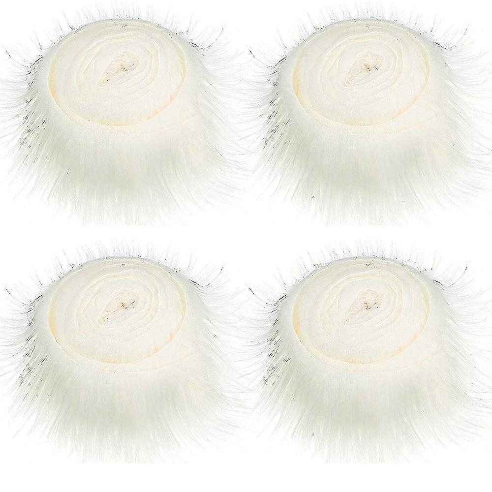 1.5m Faux Fur Ribbon Tapes Trim Fabric Roll Plush Fur Stripe Long Plush Fur Fabric Fluffy Trimming Diy Crafts For Winter Costume