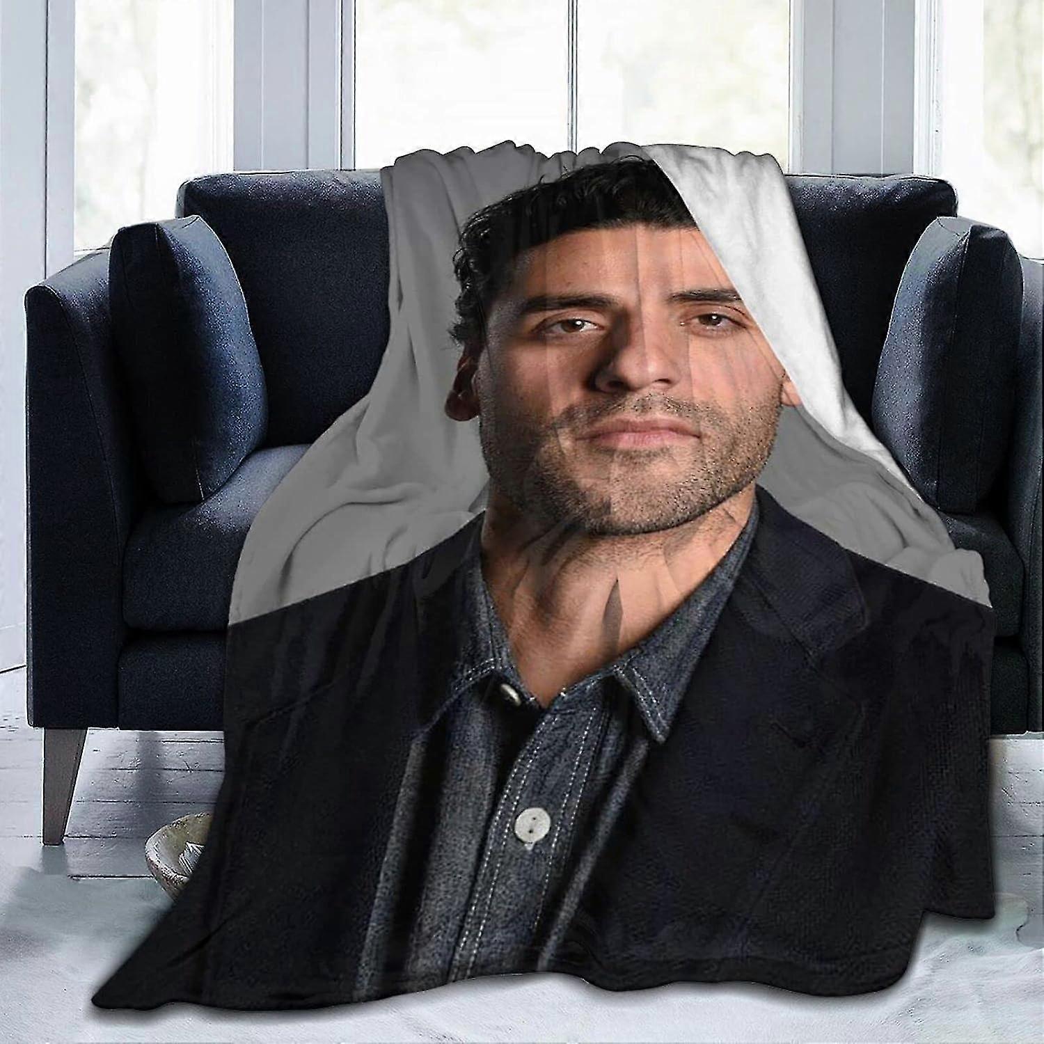 بطانية رمي أوسكار إسحاق ، بطانية صوف الفانيلا المريحة فائقة النعومة ، بطانية خفيفة الوزن من الألياف الدقيقة المريحة المضادة للبيلينغ ل Sjvrivjh3536