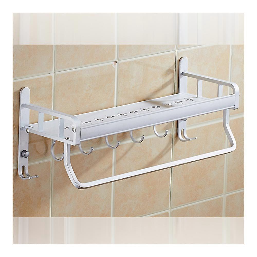 Holeless Single Layer 60cm Wall Hanging Storage Rack