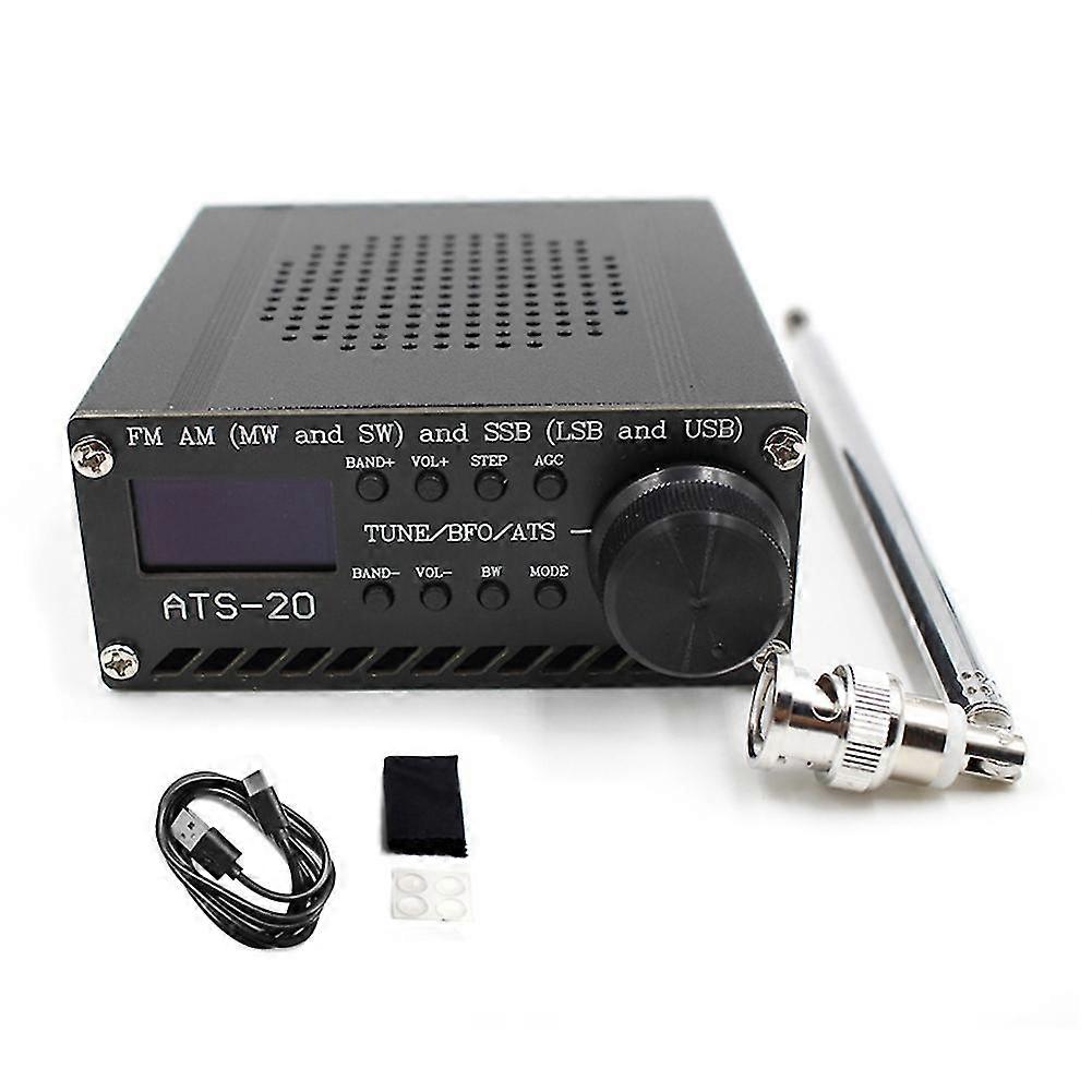 -20 Si4732 Full Band Radio Receiver With 2.4 Inch Touch Screen Fm Lw Mw Sw Ssb (lsb & Usb) Dsp Receiver With Antenna