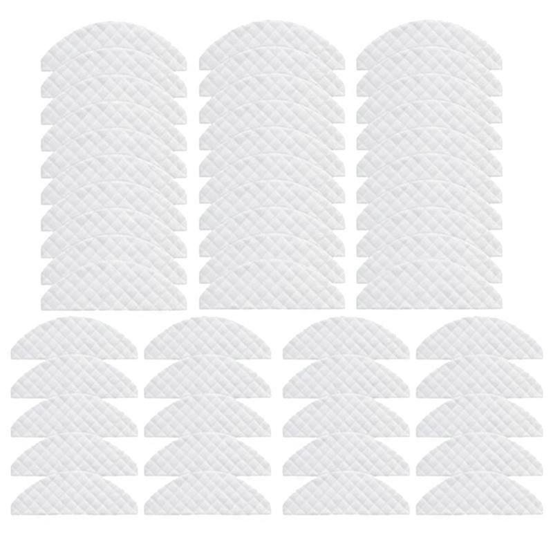 50Pcs Mops Cloths Disposable Wipes Parts Accessories for EVE Plus Robot Sweeper