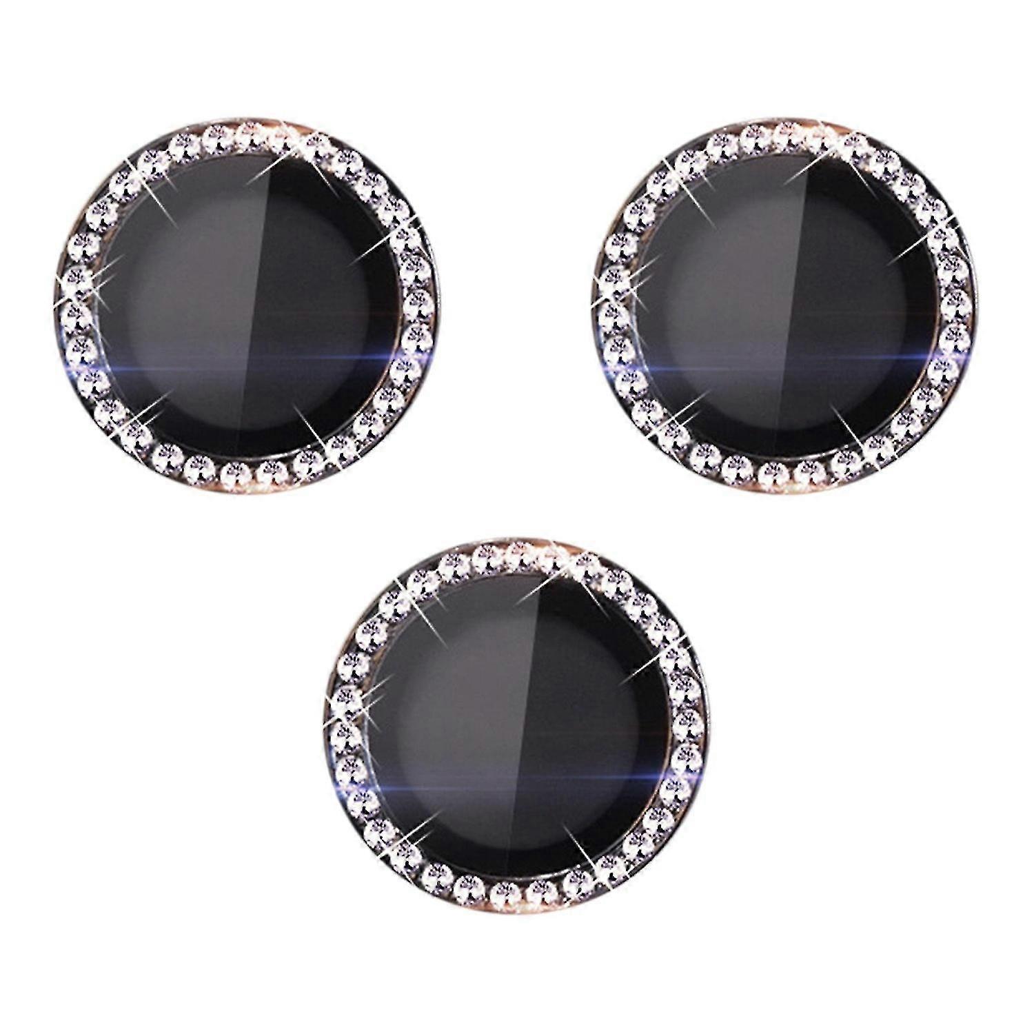 Lens Tempered Glass High Clearly Strong Adsorption Easy To Clean Dustproof Anti-scratch With Rhinest-FCY