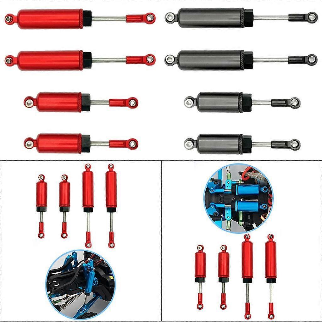 2x Front Rear Shock Absorber for 1/12 RC Model Car DIY Accessory Replacements