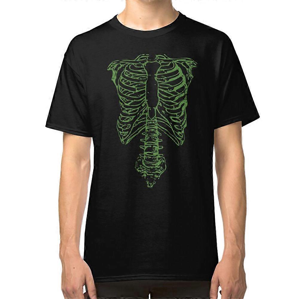 Spinal Tap - Camiseta do Esqueleto Verde de Nigel