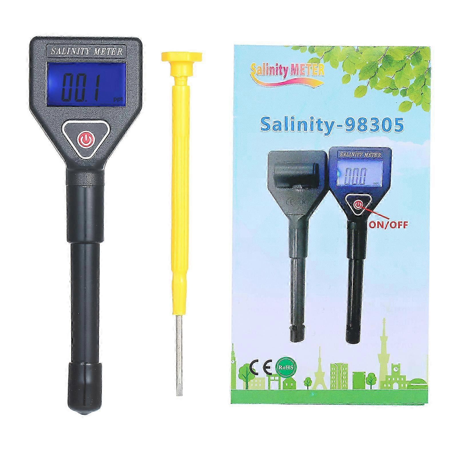 Seawater Salinity Refractometer Portable Handheld Salinity Meter ATC Salinometer Aquarium Halometer Salt Gauge Saltwater Tester