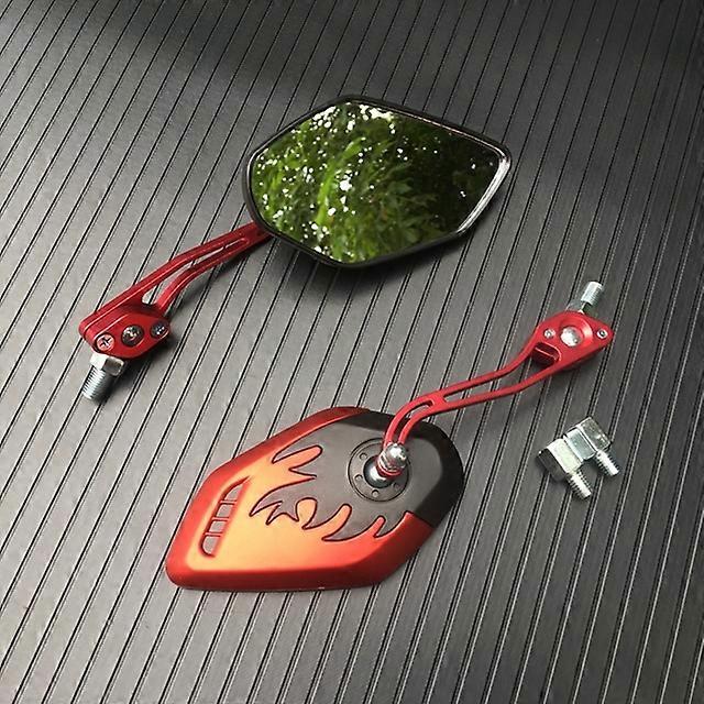 QX Universial Foldable Motorcycle Back View Mirror Electric Bicycle Rearview Mirrors Moped Side Mirror 8mm 10mm