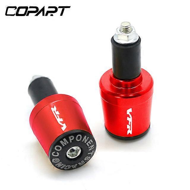 For Honda VFR400 NC30 VFR750 VFR800/F VFR 800 VFR1200/F Motorcycle CNC 7/822MM Handlebar Grips Handle Bar Cap End Plugs