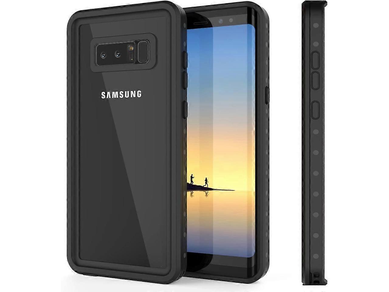 Samsung Galaxy Note 8 Phone Case, IP68 Waterproof Dustproof Shockproof Case with Built-in Screen Protector, Full Body Underwater Protective Clear Cove