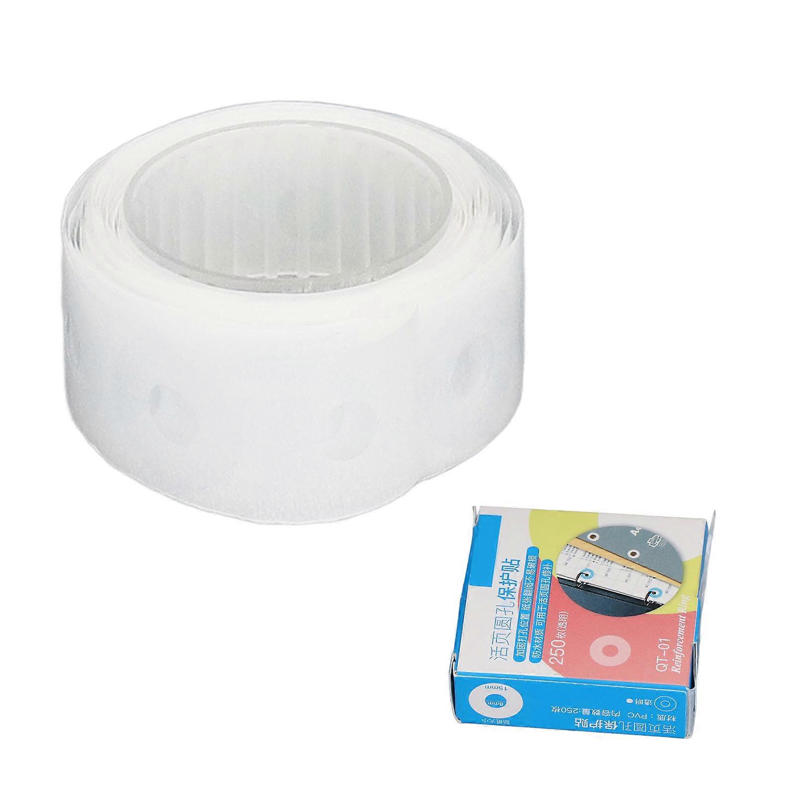 Hole Punch Reinforcers Stickers DIY Production PVC Waterproof Simple Operation Reinforcement Labels