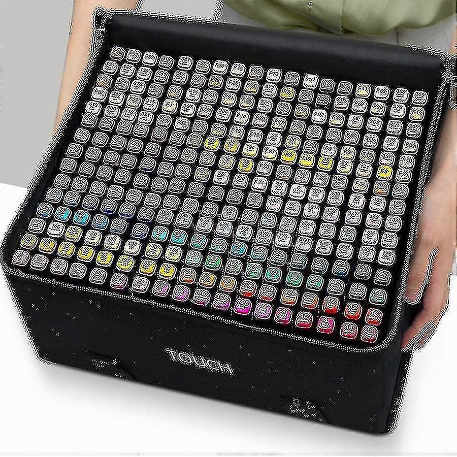 60 pcs καλλιτέχνης αλκοόλ δείκτες διπλή άκρη τέχνης μόνιμους δείκτες με βάση το αλκοόλ με περίπτωση για ενήλικα παιδιά