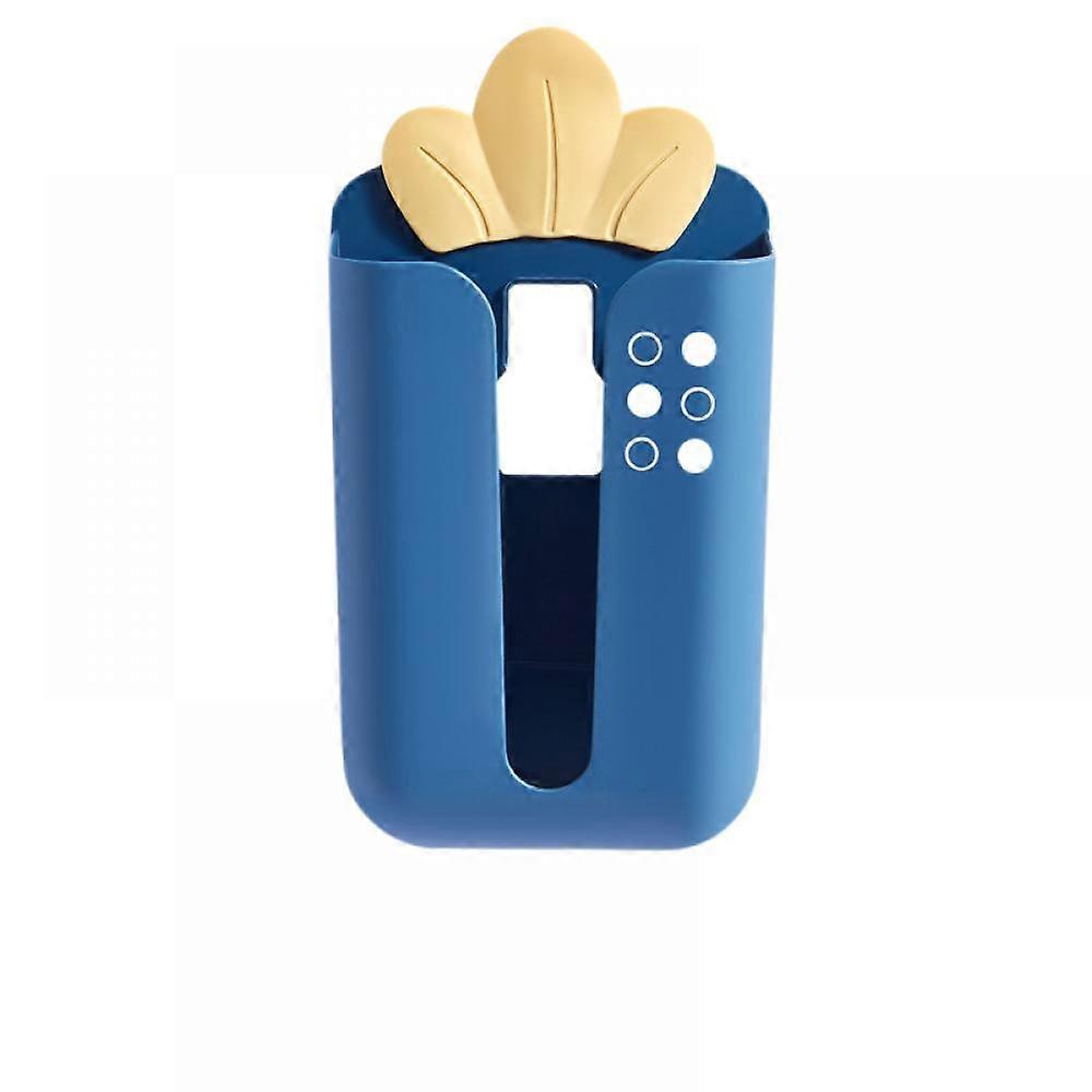 The Face Tissue Box Cover Bracket Is On TheAnd The Face Tissue Box Pastes The Face Tissue Paper Storage Box On The Wall. (Blue)