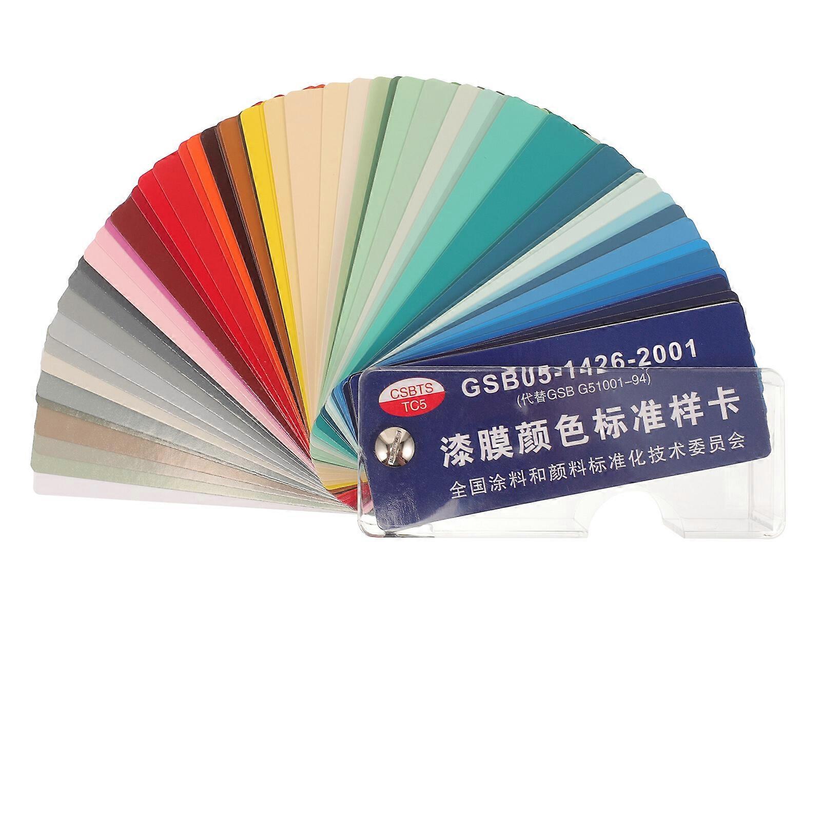 1 Set Paint Colors Sample Cards Architecture Paint Color Cards Color Contrast Color Sheets