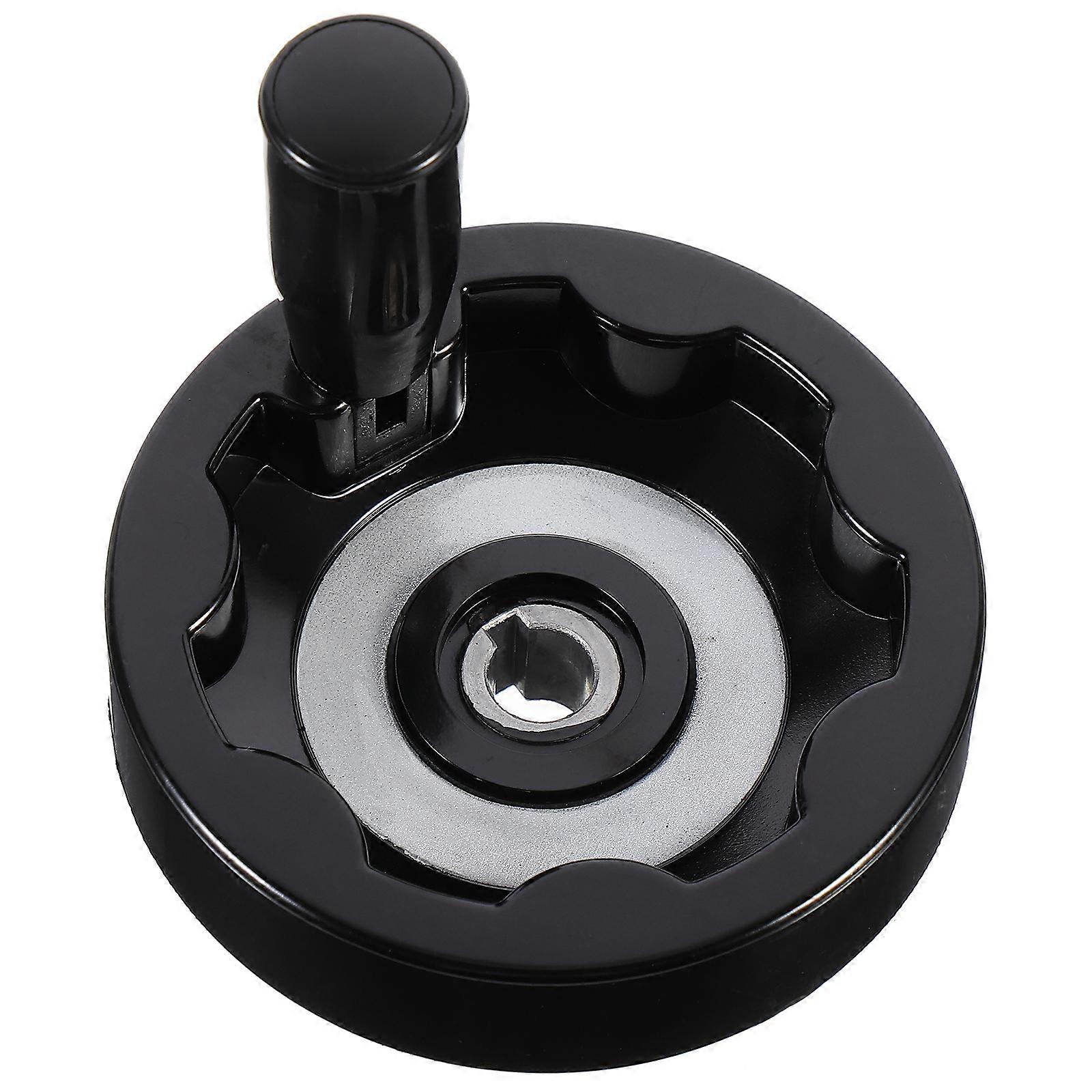 1pc Useful Folding Hand Wheel Bakelite Revolving Handle Ripple Hand Wheel