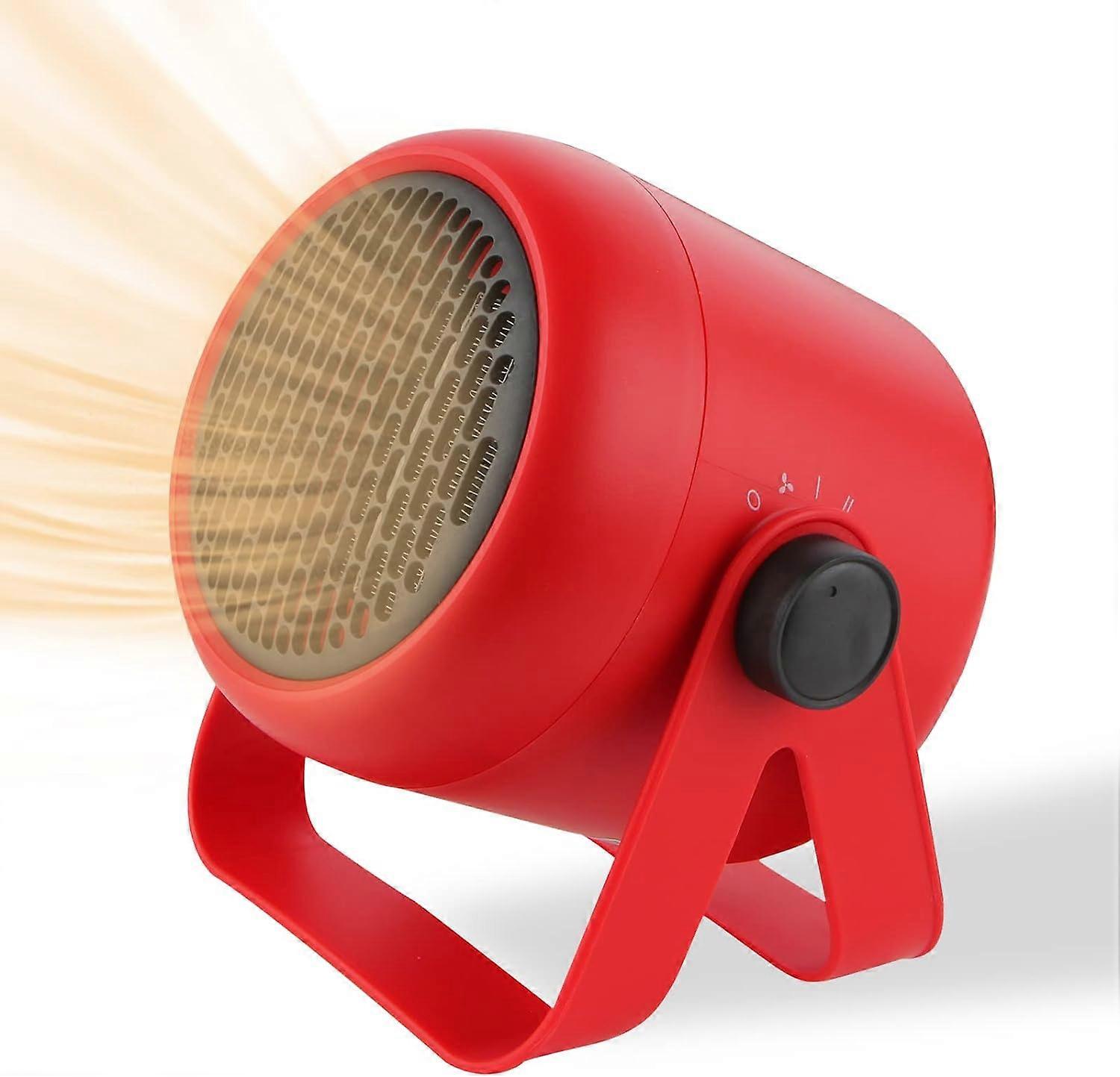 Portable space heater for indoor use,500W low power mini heater,personal heater fan,Fast Heating Ceramic Room Small Heater with Heating and Fan Modes