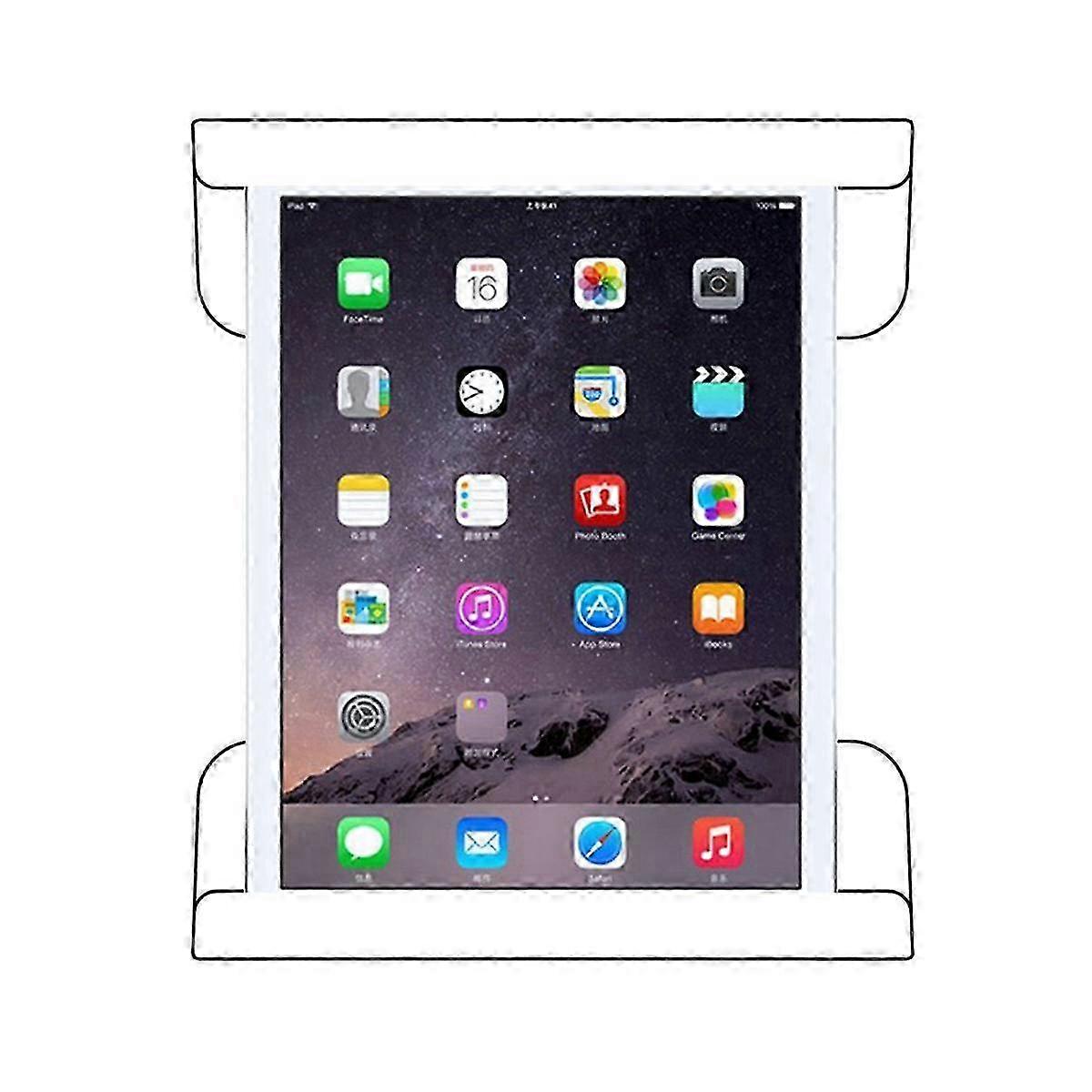 Tablet Wall Mount Fixed By Adhesive Or Screw Adhesive Tablet Stand For //e-reader Black