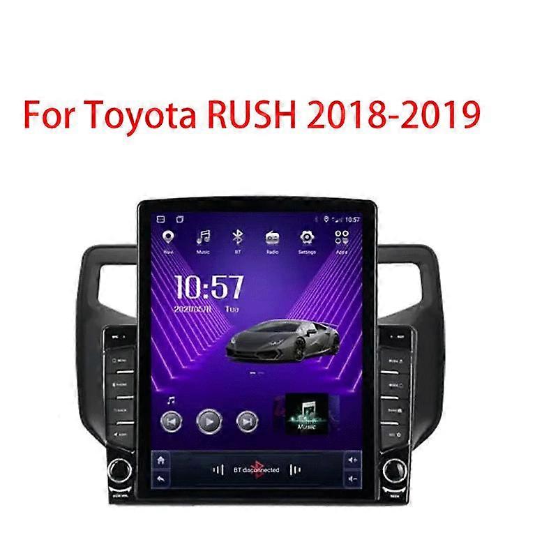 9.7 2 Din For Toyota RUSH 2018-2019 Tesla Type Car Radio Carplay 4g 8-core Wifi Android Auto Car Stereo Car Multimedia Video Player GPS Navigation DSP