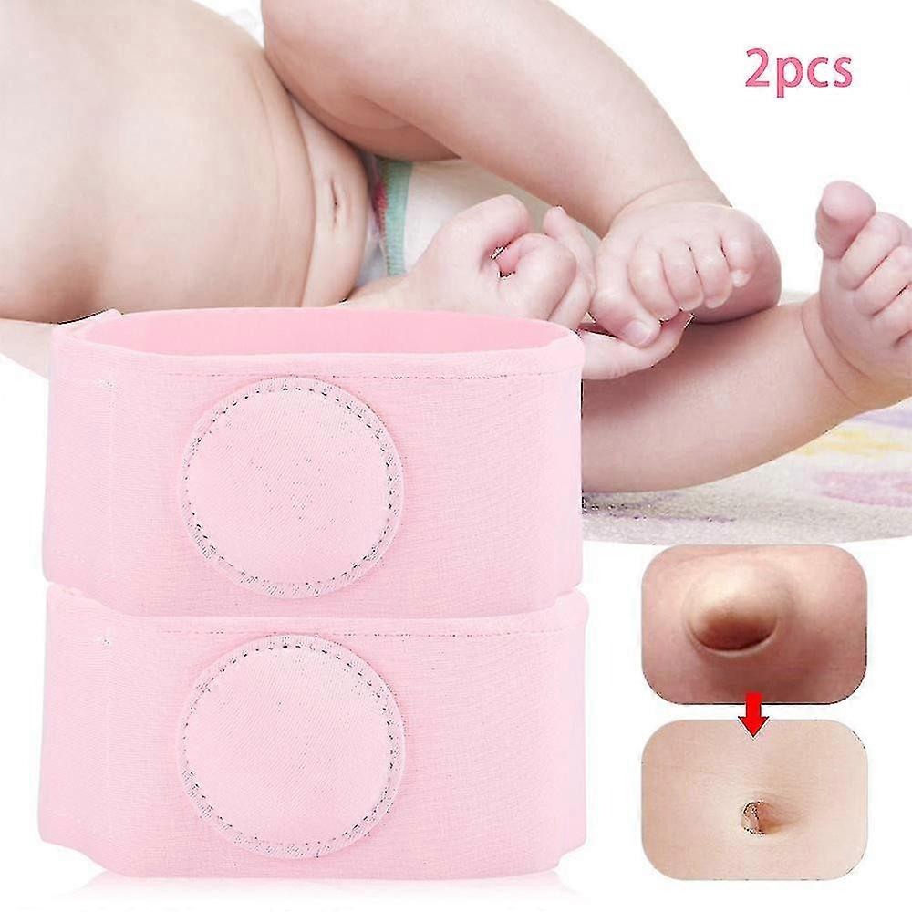 2pcs Infant Baby Breathable Convex Belly Button Protector Umbilical Cord