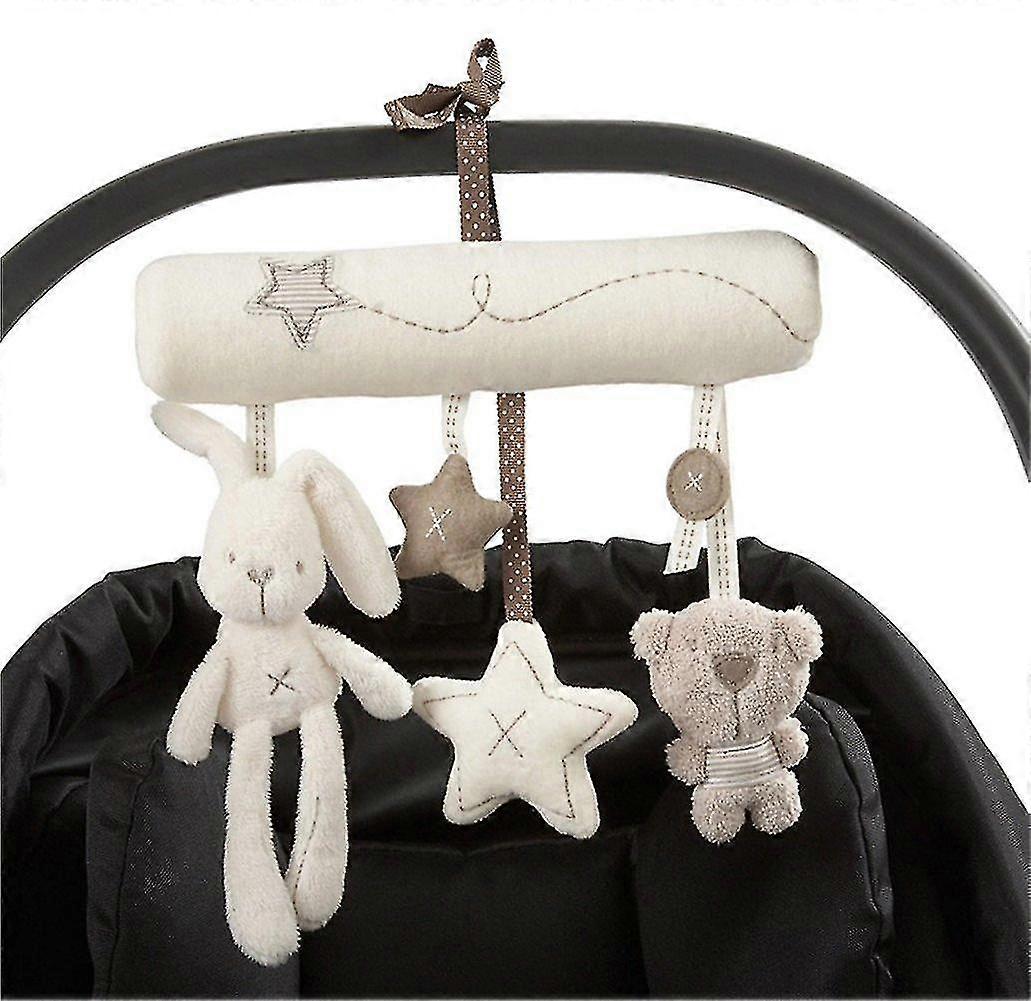 Piao Hanging Voice Music Mobile Rabbit Toy Hanging Toy Car Rattles Plush Animals Toy Stroller Cot For Baby Z