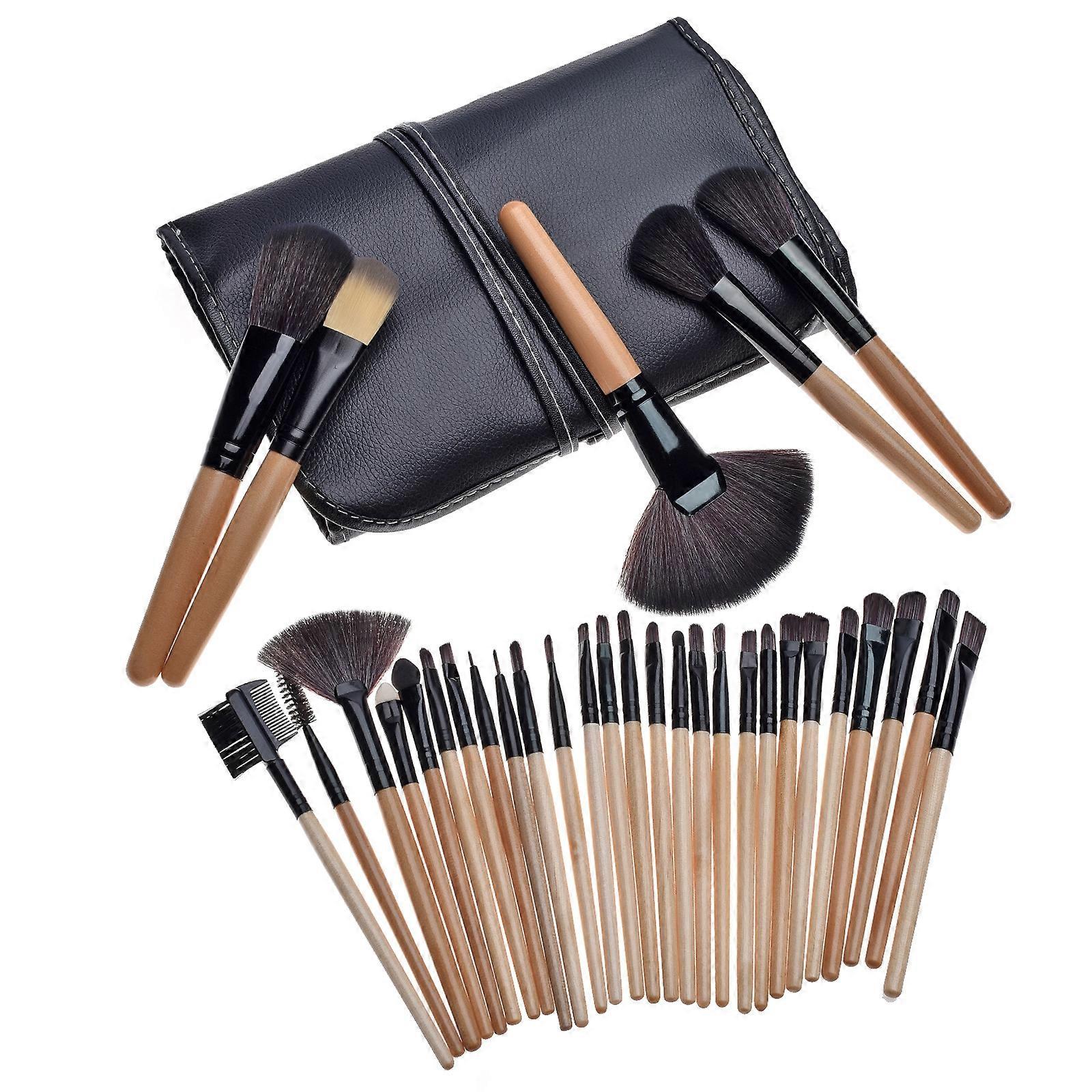 32Pcs Makeup Brush Set,Cosmetic Foundation Blending Brush Set