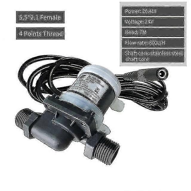 12V 24V DC ブラシレスウォーターポンプサイレント 4 点ねじ式ソーラーウォーターヒーターシャワー床暖房ブースターポンプ IP68 CC