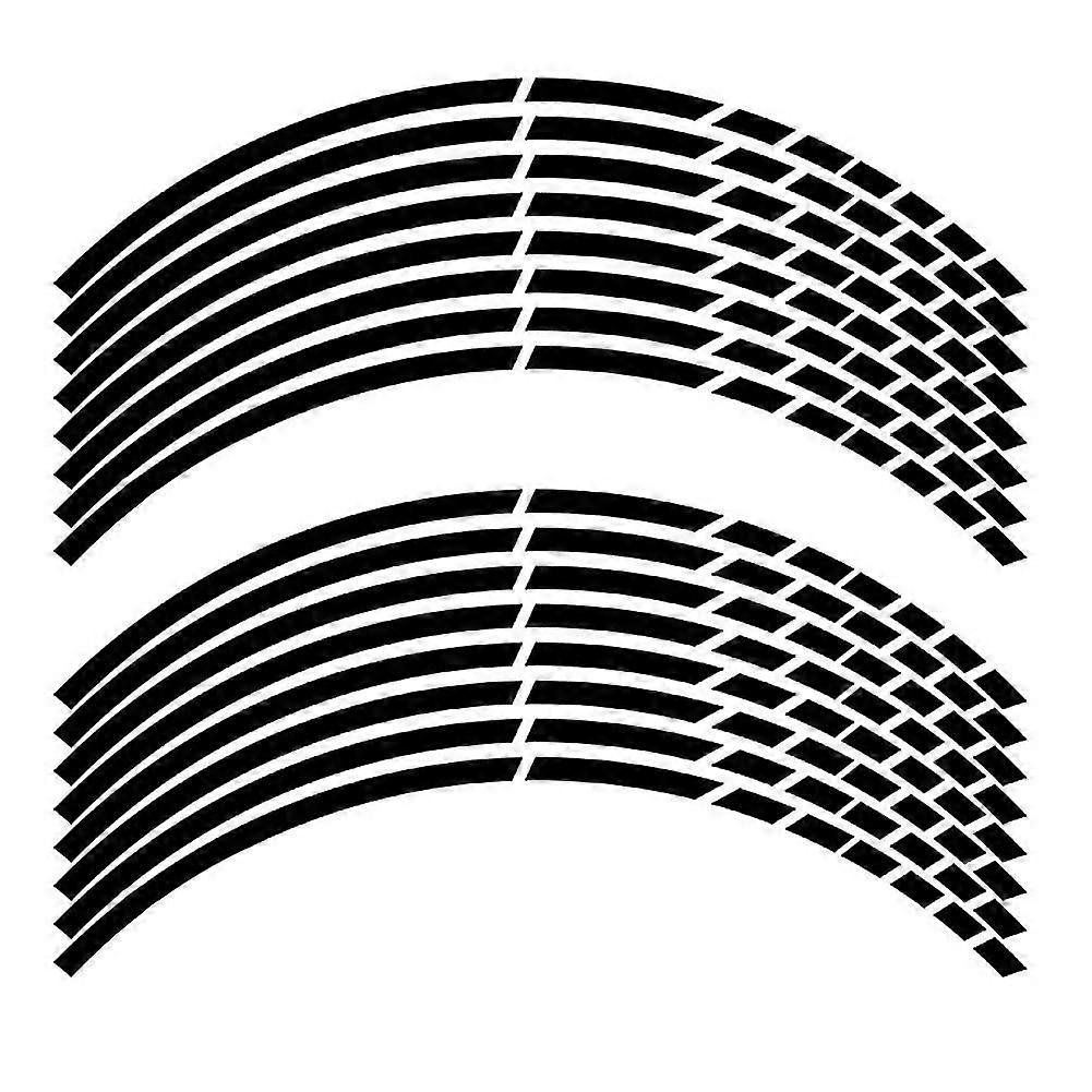 Μοτοσικλέτα Wheel Rim Stripe Decal, 16pcs Αξεσουάρ αυτοκόλλητων αυτοκόλλητων τροχών ζαντών ζαντών μοτοσικλετών μοτοσικλ