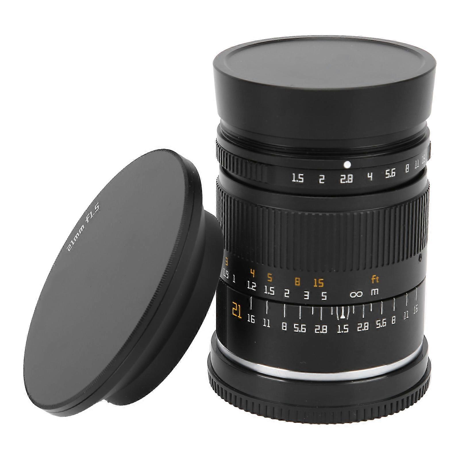 TTArtisan 21mm F1.5 Full Fame WideAngle Camera Lens for SonyE A9 A7MIII A7C A6400 Camera