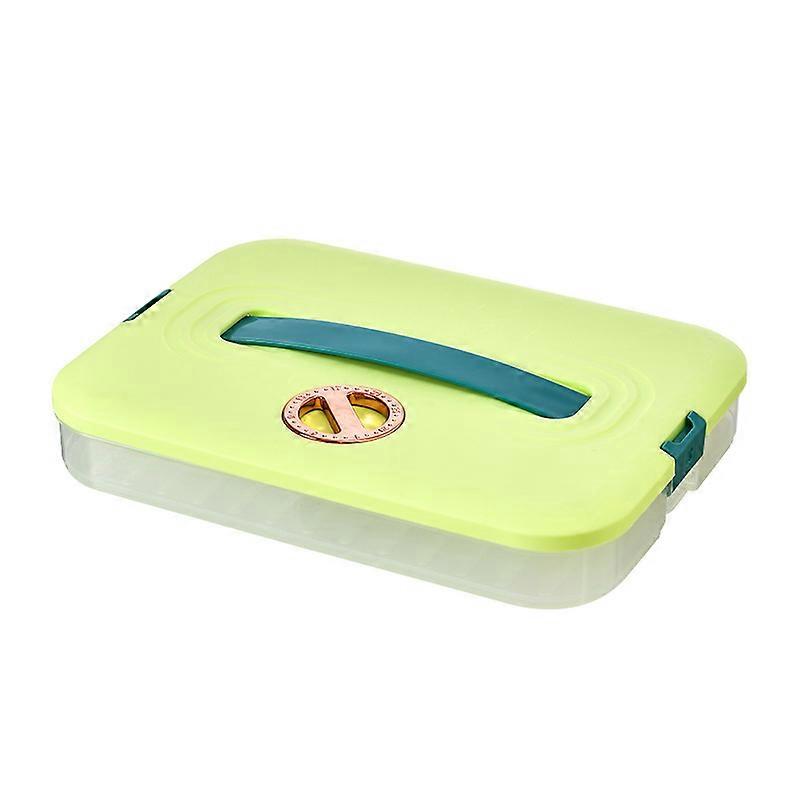 Large Capacity dumpling box portable storage box with timing multi-layer combination storage box kitchen refrigerator wonton box