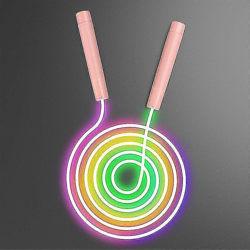 Cordon à sauter lumineux réglable 2.8m Allumez la corde à sauter