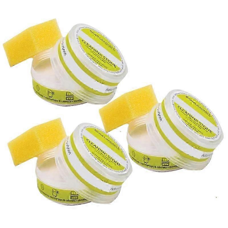 3x Eco-Friendly Cleaning Stone Multi Purpose Cleaning Stone for Shower, Bathroom, Kitchen