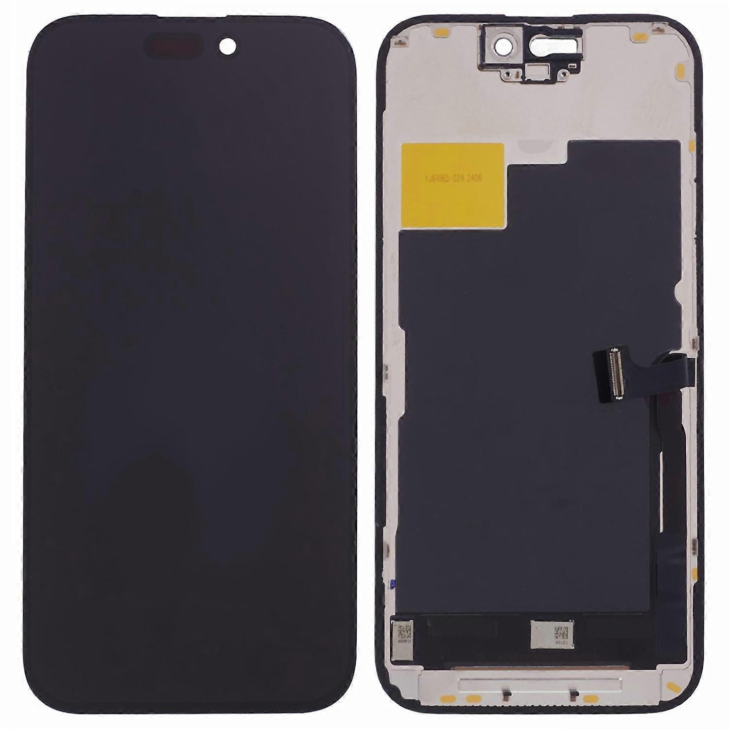 For iPhone 15 Pro Grade C LCD Screen and Digitizer Assembly Replacement Part (RUIJU In-Cell Workmans