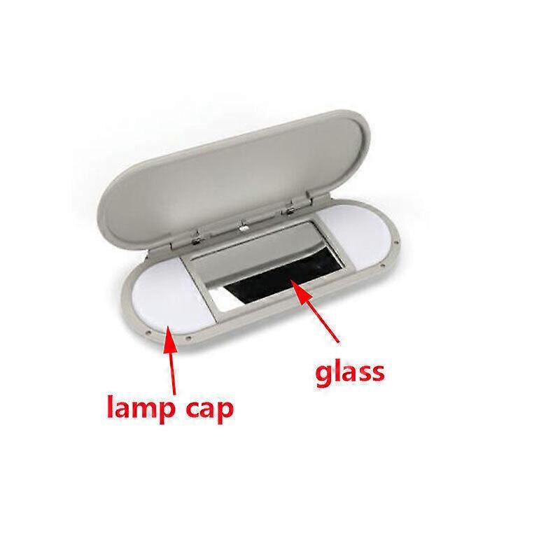 עבור BMW Mini F54 F55 F56 F60 2015-2022 כיסוי זכוכית מראת איפור מראה עם כיסוי מסגרת מראה מגן שמש בהיר