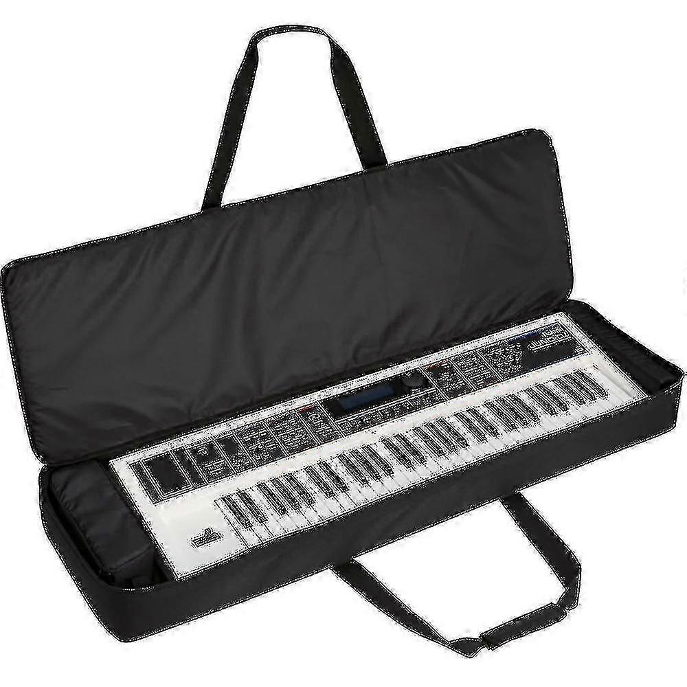 Black Protective 61-key Electric Keyboard Padded Carry Bag