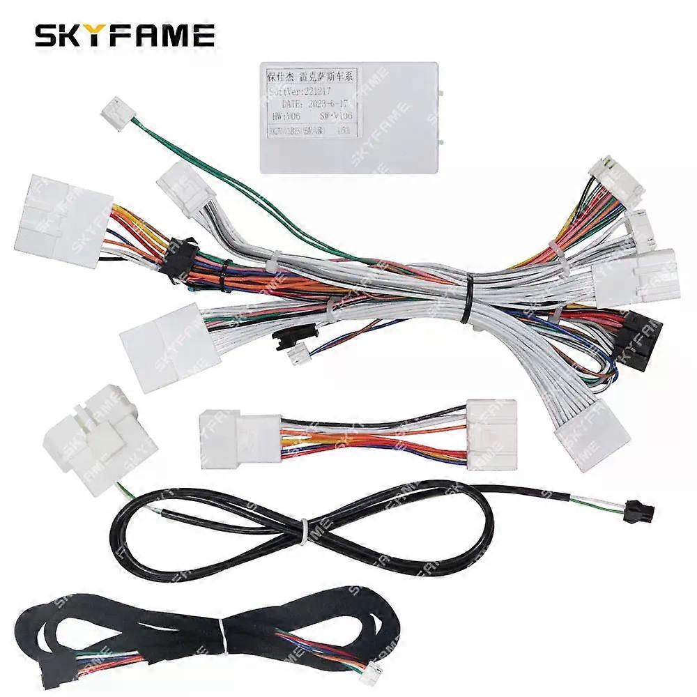 Gjelder bil 16pin ledningsnettadapter canbus boks dekoder android radio strømkabel for lexus ES250 E300 ES