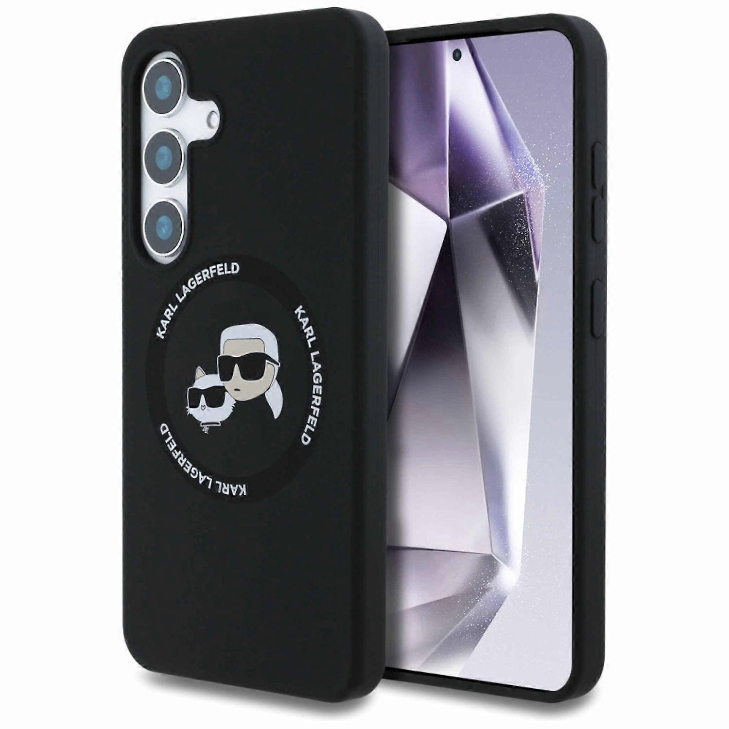 Karl Lagerfeld Samsung Galaxy S25 Plus Double Heads Circle MagSafe