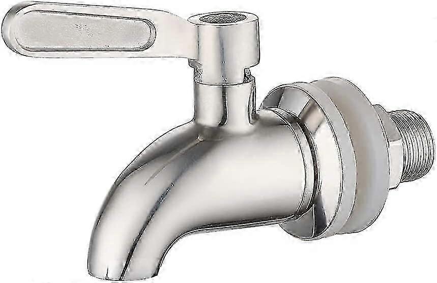 304 roterende vanndispenser i rustfritt stål for juiceøl - brukt (silver16mm)