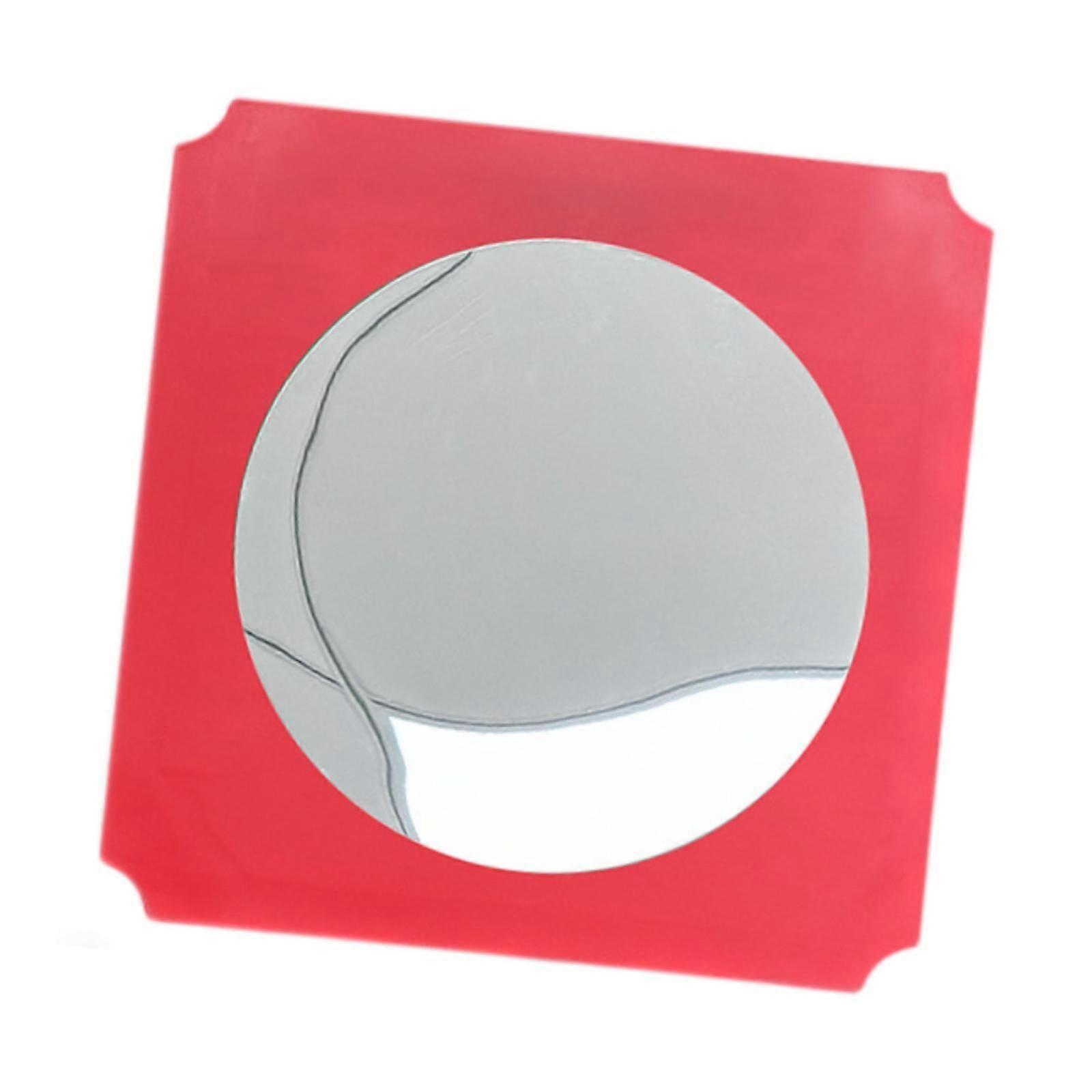 Indoor Playground Mirror Frame Part Indoor Acrylic for Toddlers Age 1-3 Baby red