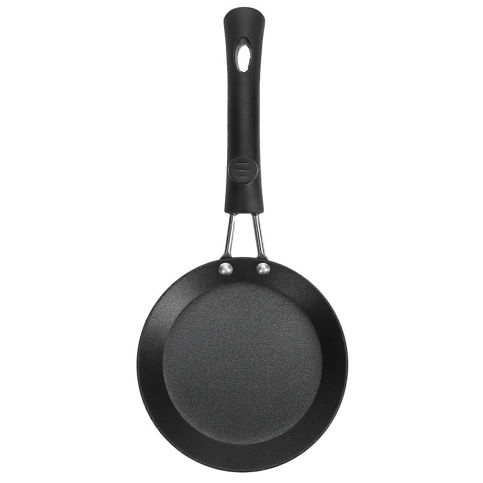 Compact Ergonomic Refined-Iron Frying Pan