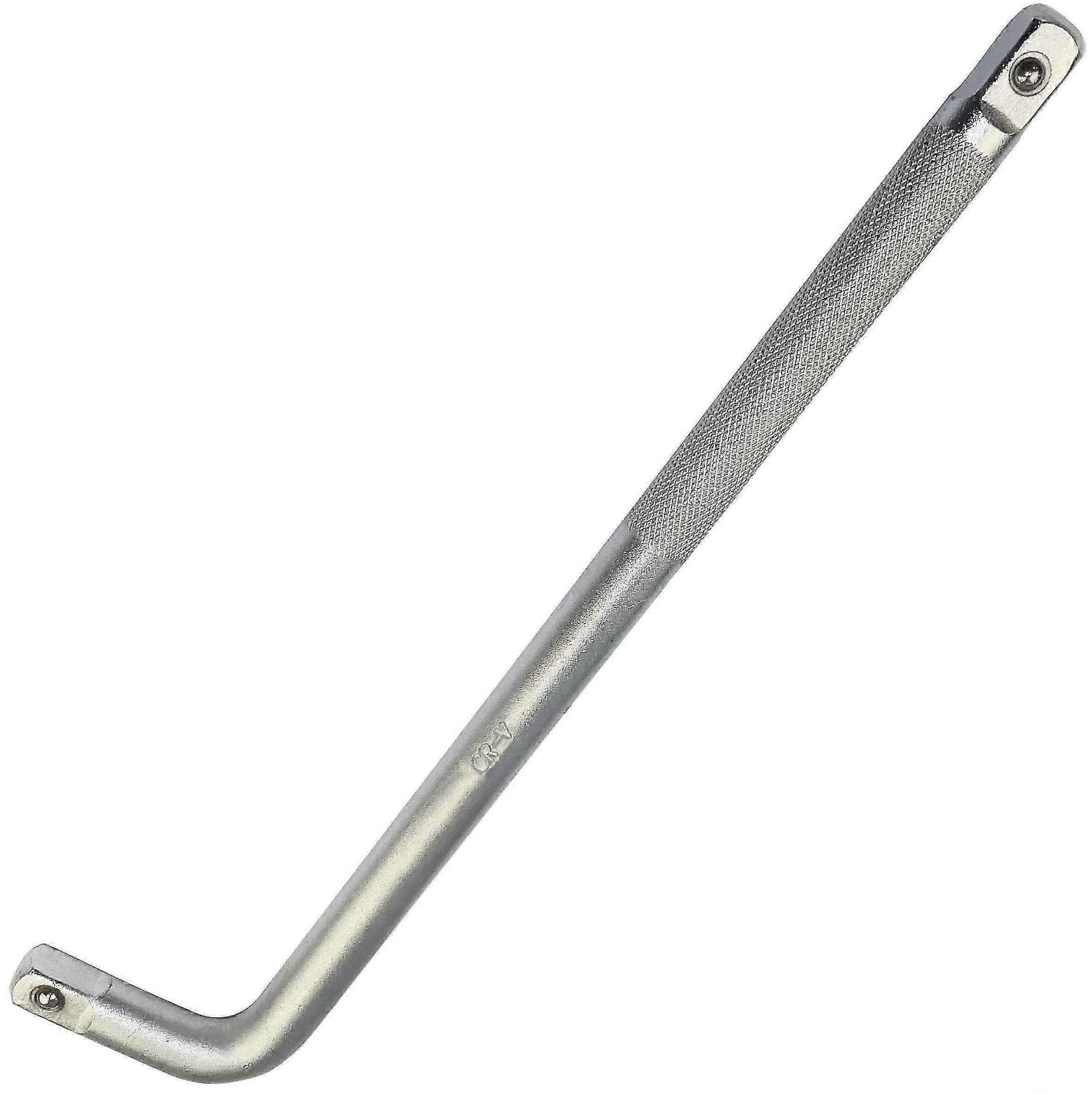 Force handle arm for sockets - L-handle - 1/2x300mm - in Cr-V Steel - silver color