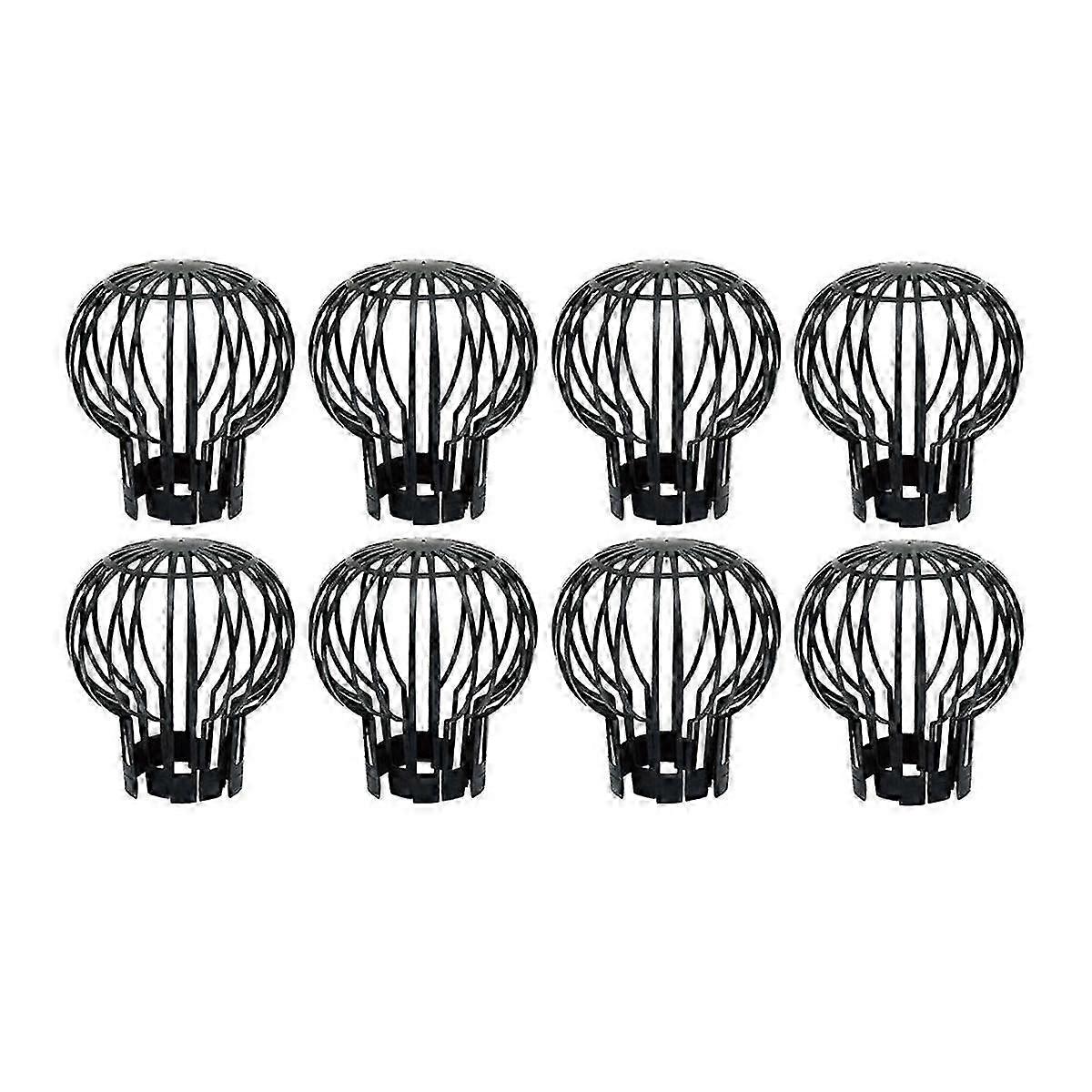 8Pcs Plastic Gutter Guards, Downpipe Leaf Guard, Downspout Filter, Drain Pipe Debris Dirt Protector