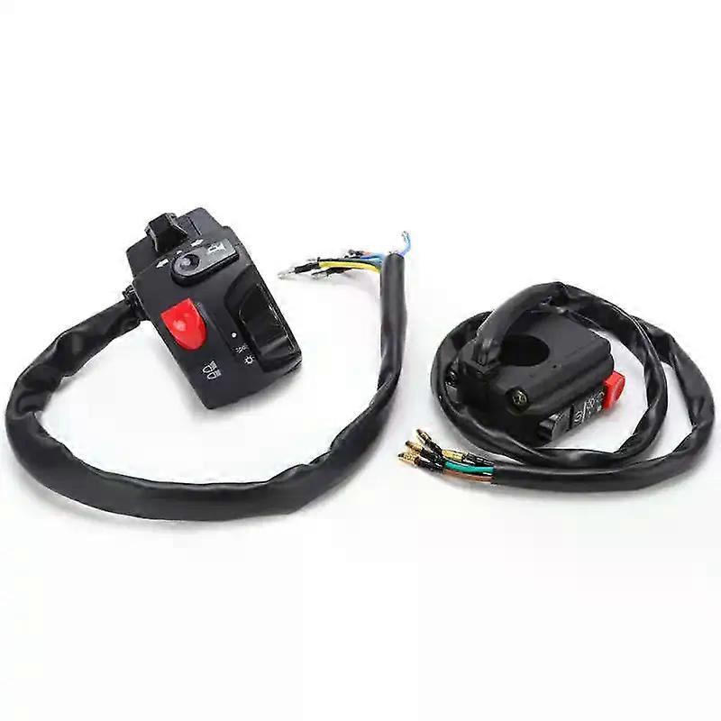 Handlebar Light Control Waterproof 22mm Handlebar Switch For ATV 12V Motorcycles