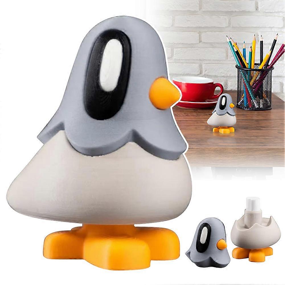 3D Printed Toy with Secret-Note Compartment Articulated Legs Decorative Desktop Statues for Home Office Collectors Desk Decor
