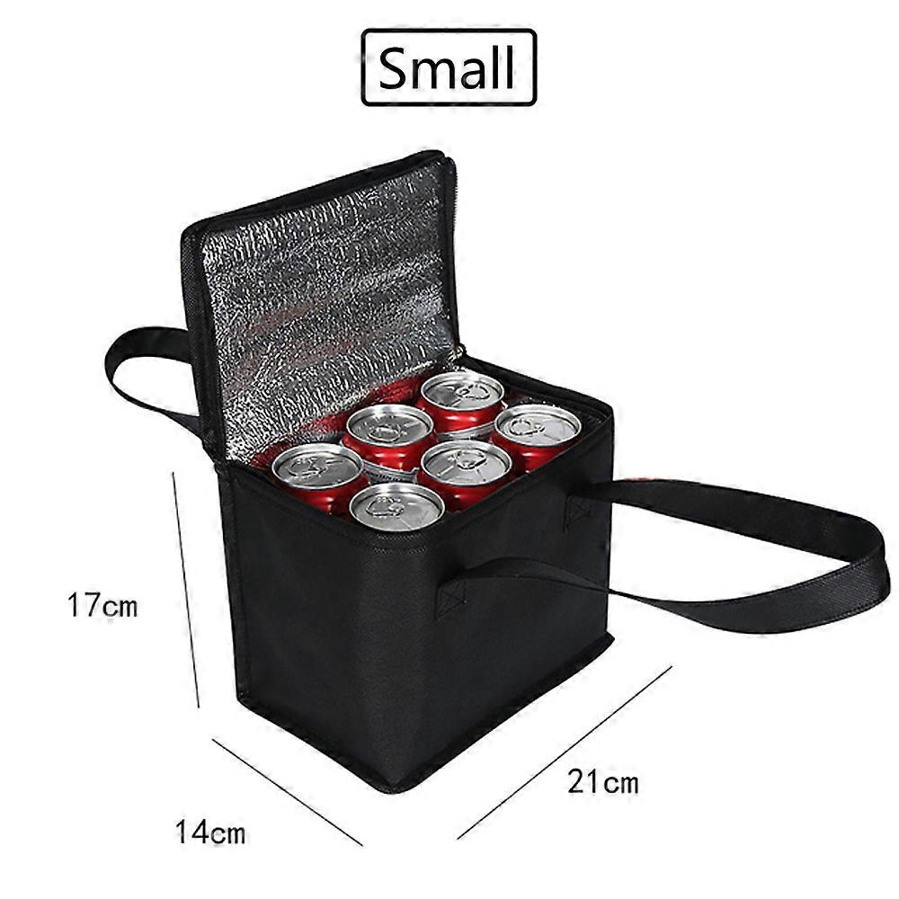 Portable Lunch Thermal Bag Foldable Picnic Insulation Cooler Bag Food Cooler Bag Beverage Bag Insulated Bags Food Delivery Bag