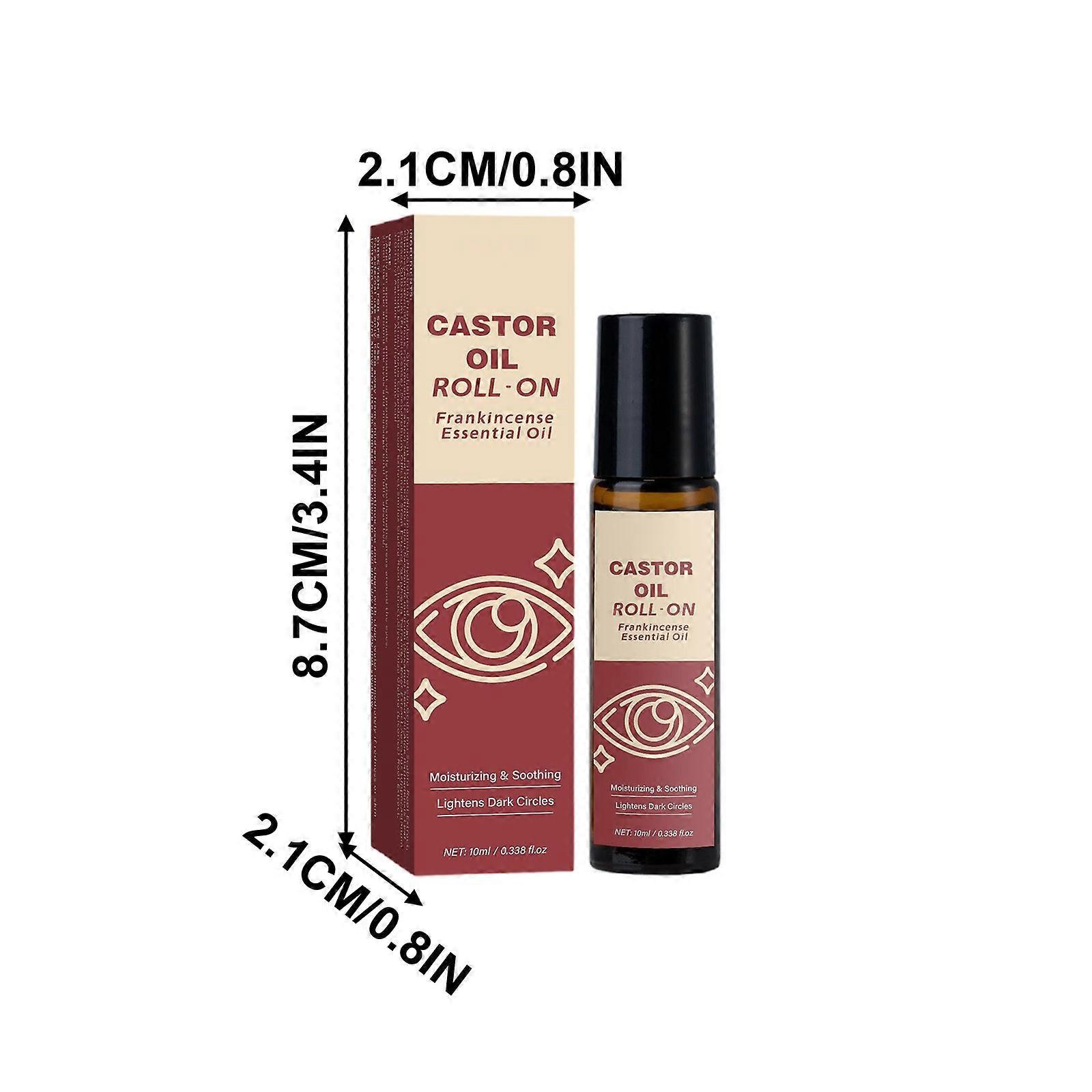 Castor Oil Roll Frankincense Reduces Dark Circles And PuffinessRefreshing And Hydrating 10ml CC